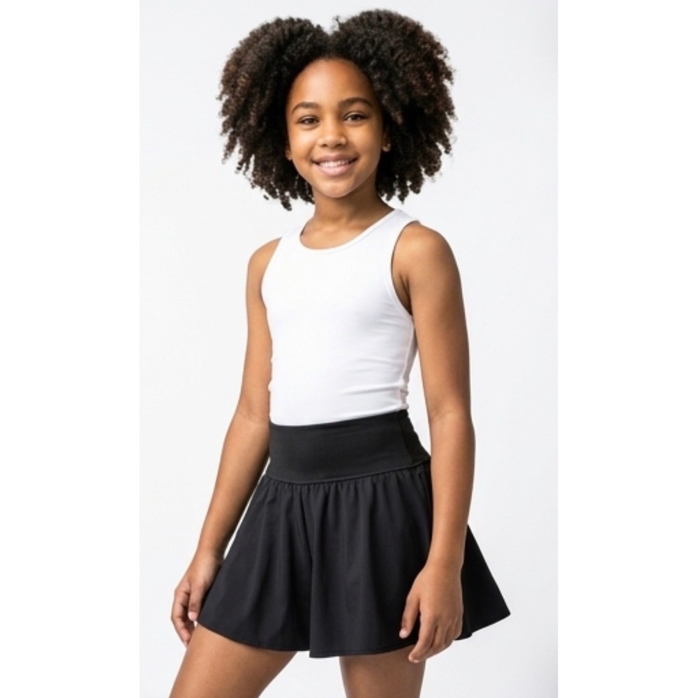 All in Motion Skort Kids Size S‎ Black Excellent Athletic Activewear Skirt